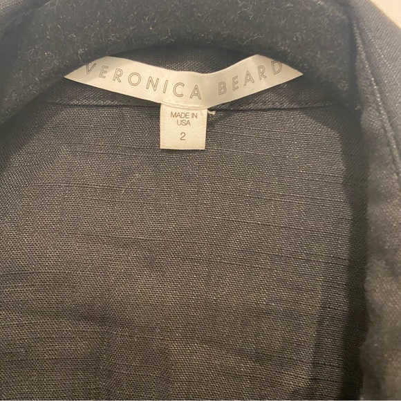 Veronica Beard Linen Shirt Dress - Picture 2 of 3